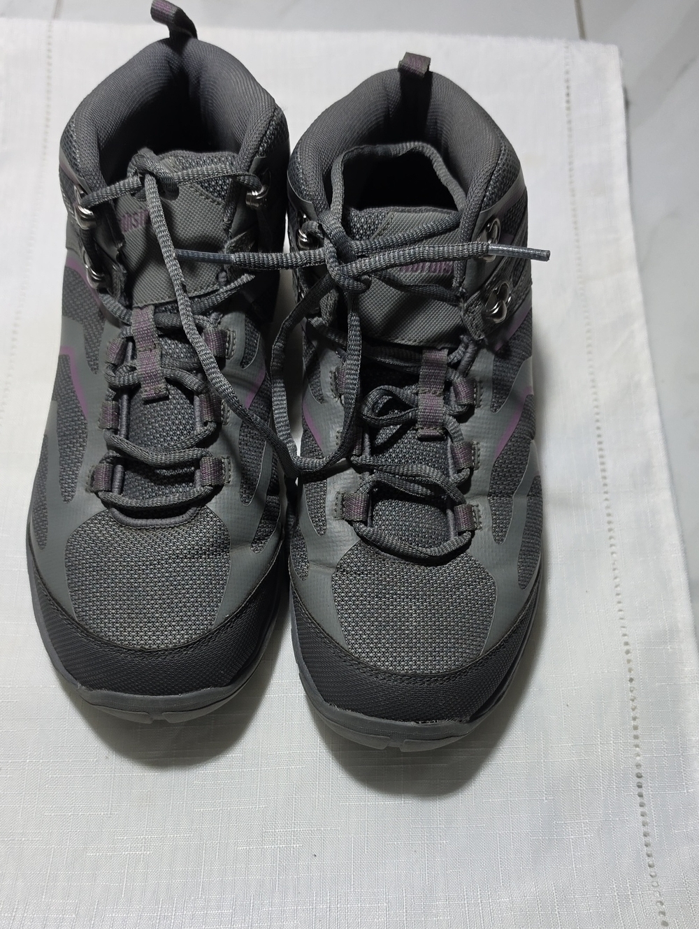 Northside Gray and Purple Women's Hiking Boots